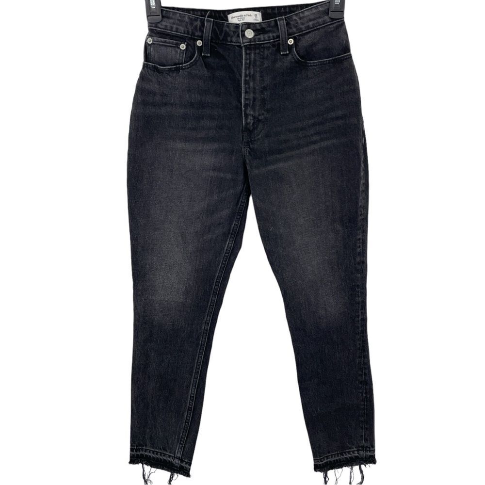 Abercrombie & Fitch Black Jeans Size 26 / 2R Curve Love‎ The Skinny High Rise